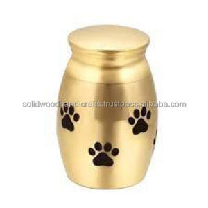 Urnes commémoratives pour animaux de compagnie de crémation en laiton de qualité supérieure Urnes funéraires pour animaux de compagnie Urnes funéraires de haute qualité à bas prix - Product Image 2