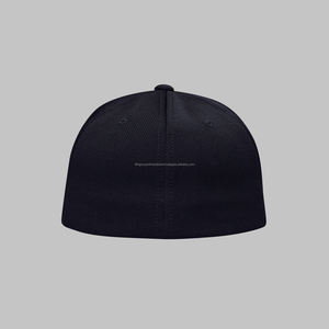 หมวกแก๊ปเบสบอลผ้าฝ้ายทูโทนมีขอบโค้ง5แผงปักลายสำหรับเล่นกีฬากลางแจ้งตามสั่ง - Product Image 3