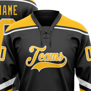 Camiseta de Hockey Sublimada para Equipo, 100% Poliéster, Ropa Deportiva Casual de Manga Larga, Sudadera con Diseño Personalizado para Uso en Equipo - Product Image 3
