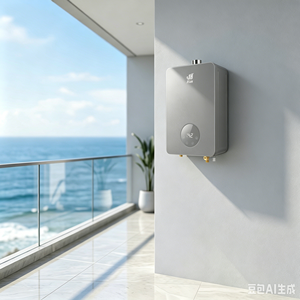 Calentador de Agua de 16L con Ventilador de Extracción, Temperatura Constante, de Cobre, Eficiente Energéticamente, sin Tanque, para Uso Doméstico, a Gas Natural - Product Image 1