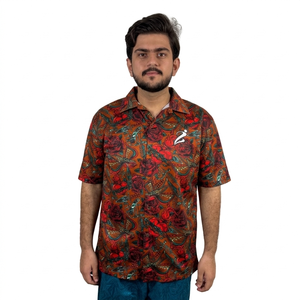 Chemises pour hommes, dernières tendances, vêtements décontractés, chemises décontractées, couleur personnalisée, chemises décontractées avec logo personnalisé, sublimation, chemises pour hommes - Product Image 4