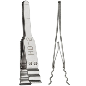 Micro-épingles chirurgicales Acland à simple et double pince en acier CE pour opérations chirurgicales, lot de 3, garantie 3 ans, clip manuel pour veines et artères, personnalisable - Product Image 1