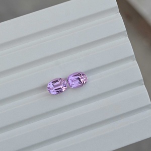 26Carats Natural Fuchsia Pink Kunzite <b>Matched</b> Oval Pair Set Gemstone Jaipur Manufacturer Good Quality Kunzite Perfect Jewelry - Product Image 2