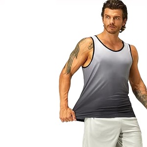 New Latest Arrival High Quality Breathable Eco-Friendly Anti-Pilling Customizable Tank <b>Top</b> for Men Fitness Wear with OEM Designs - Product Image 2