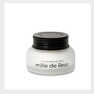 Crème pour le visage coréenne MILLE DE FLEUR K-Beauty Mildefleur Blanche Crème réparatrice 40ml Fabriqué en Corée Collagène Volufiline - Product Image 3
