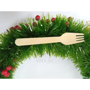 ส้อมไม้16ซม. แบบใช้แล้วทิ้งเครื่องใช้บนโต๊ะอาหารย่อยสลายได้ทางชีวภาพเป็นมิตรกับสิ่งแวดล้อม - Product Image 3