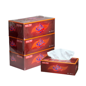 Mouchoirs en papier super doux 2 plis 15 GSM, boîte blanche, logo gaufré, en pâte de bois vierge, pour la maison, le bureau et les restaurants (vente en gros) - Product Image 6