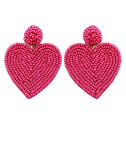 Pendientes bordados con cuentas hechos a mano de moda superior para mujer en lindo aspecto elegante a la moda con hermoso diseño nuevo de lujo - Product Image 6