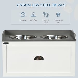Comedero Elevado de Acero Inoxidable Ecológico para Perros, Comedero Lento para Mascotas, Gatos y Animales, Sin Envíos los Días de Fin de Semana - Product Image 3