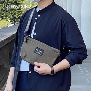 Innorhino กระเป๋าคาดเอวผ้าใบผ้าฝ้ายปรับแต่งได้พร้อมกระเป๋าด้านในมีซิป - Product Image 6