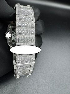 Men's Luxury Stainless Steel Square <b>Mechanical</b> <b>Watch</b> 41 mm Analog Automatic Moissanite Sapphire Crystal Folding Clasp Vintage - Product Image 3