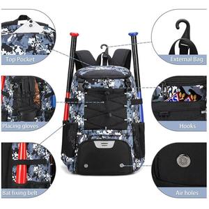 Bolsas Deportivas para Equipos de Softbol, OEM ODM, Calidad Premium, Diseño Personalizado, Gran Capacidad, Bolsa de Almacenamiento de Equipamiento, Fábrica - Product Image 5