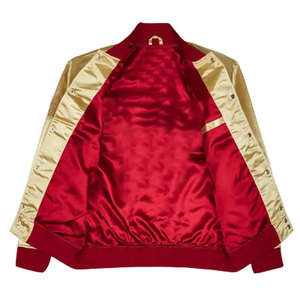 Chaqueta Bomber de Lona para Hombre, de Invierno, Ecológica, de Alta Calidad, Acolchada, con Logotipo Personalizado, Cierre de Cremallera, Estilo Varsity - Product Image 2