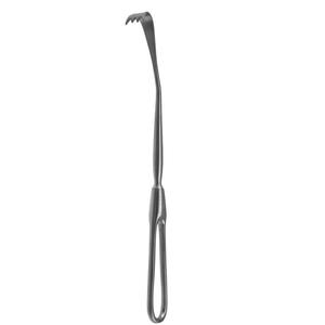 เครื่องมือถ่างเส้นเลือดแบบใหม่ Sachs Vein Retractor ปลายสแตนเลสแบบโค้งและแบบฟันเลื่อย 4 แฉก ขนาด 21 ซม. สำหรับการแพทย์ โดย Blush Surgical - Product Image 6