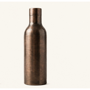 Botella de Agua Artesanal de Cobre Puro con Acabado Antiguo para Bienestar y Regalos, Vajilla Metálica Ecológica al por Mayor - Product Image 5