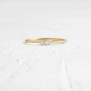 ZAWO HOUSE <b>925</b> Sterling <b>Silver</b> Unisex Vintage Pear Moissanite Engagement <b>Ring</b> Freshwater Pearl Gold Plating Luxury Pave Setting - Product Image 1