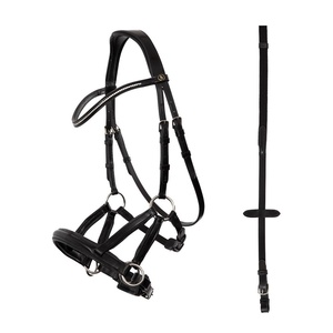 Brida de Cuero para Caballo de Alta Calidad Profesional para Uso en Exteriores con Piedras Brillantes, Personalización Aceptada - Product Image 4