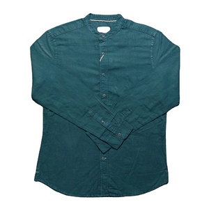 Camisas a cuadros informales de calidad superior para hombre, diseño personalizado, elegante, ajustado, de talla grande, transpirable, de algodón teñido liso - Product Image 4