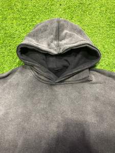 Sweat-shirt à capuche surdimensionné personnalisé, nouveau, effet délavé, 100% coton, streetwear de haute qualité, vintage, effet soleil, pour hommes - Product Image 4