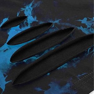 Camiseta Corta Tie Dye para Mujer, Manga Corta, Cuello Redondo, Estampado Personalizado, Corte Holgado, Estilo Punk, Top Corto para Primavera/Verano - Product Image 3