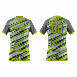 Ensemble de maillots de basket-ball unisexes personnalisés à prix d'usine, grande taille, manches courtes, impression par sublimation, uniforme d'entraînement d'équipe - Product Image 3