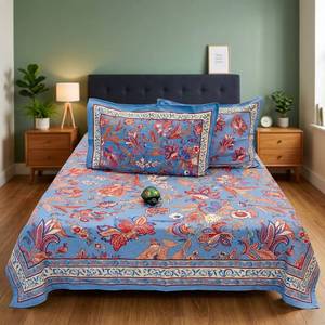 Parure de lit moderne à imprimé dégradé, 100 % coton biologique 200 fils, motif floral éléphant, taille King, pour maison et hôtel - Product Image 4