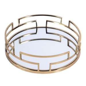 Bandeja Rectangular de Metal y Acero Inoxidable de Lujo para Servicio de Alimentos en Hoteles y Restaurantes, Bandeja Reciclable para Uso Doméstico - Product Image 4