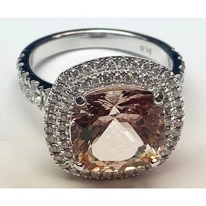 <b>Cushion</b> MorganiT LAB - GROWN Diamond <b>Ring</b> - Product Image 2