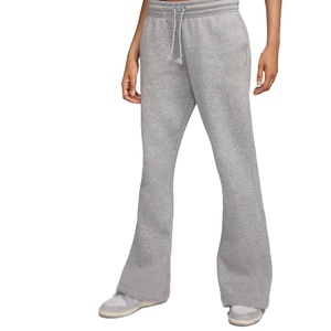 2026 nouveau pantalon de survêtement évasé mince pour femmes pantalon de survêtement femme avec cordon de serrage plat avant vêtements de sport pantalon évasé - Product Image 1