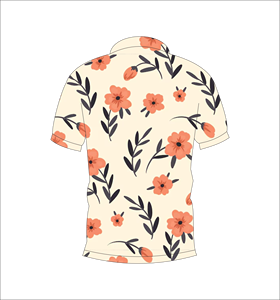 เสื้อโปโลพิมพ์ลายดอกไม้แบบกำหนดเอง แขนสั้น สวมใส่สบาย เหมาะสำหรับกอล์ฟ เทนนิส ชุดทีมฤดูร้อน - Product Image 5