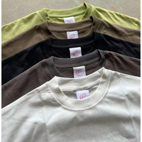 T-shirt décontracté à manches courtes et col rond pour homme, 100 % coton, coupe classique, couleur unie, respirant, en jersey tricoté, de la marque T LAYER CO.