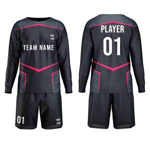 Uniforme de Portero de Fútbol Personalizado, Manga Larga, con Rayas y Detalles Técnicos, Kit Personalizado, 100% Poliéster Sublimado, Premium - Product Image 1