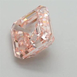 Diamante rosa intenso de corte esmeralda cultivado en laboratorio para la fabricación de anillos, certificado por IGI, fabricante de diamantes sueltos de la India. - Product Image 4