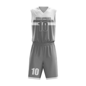 100% Polyester Custom Basketball Uniforms Quick Dry High Quality Unisex Summer Design Breathable Plus Size Adults Team Suits - Product Image 3
