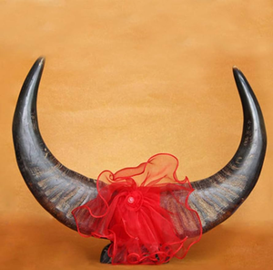 Buffalo <b>Decorative</b> Horn Pair Cheap Price Handicrafts Showpieces Eco-Friendly <b>Decorative</b> Horn Piece At Best Price - Product Image 1