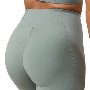 Legging taille haute vert sauge pour femme, extensible, respirant, pour le fitness, le yoga et les activités sportives, confort quotidien - Product Image 4