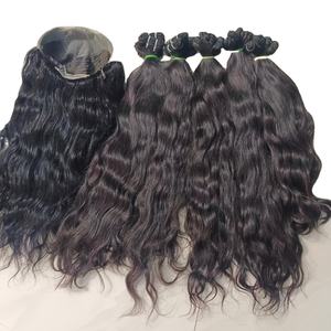 Extensiones de cabello humano sin procesar Paquete recto natural Onda profunda suelta Onda del cuerpo Estilos Yaki Cabello de templo indio virgen crudo - Product Image 5