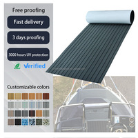 Ventes directes d'usine tapis de sol EVA tapis gris foncé modifié yacht deck marine rv tapis antidérapant