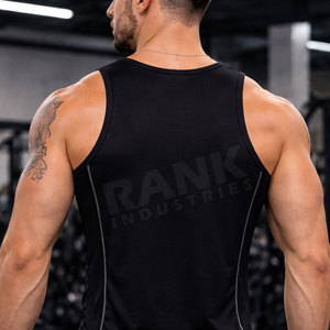 High Quality Men Gym Vest Quick Dry Breathable Sports Vest Bodybuilding Gym Wear Custom OEM Supplier - Product Image 6