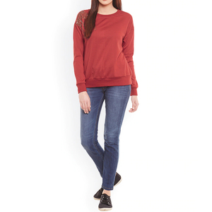 Sweat-shirt pour femme de qualité supérieure, vêtement décontracté pour femme, sweat-shirt en tissu de coton doux, intérieur chaud, coupe confortable et moderne - Product Image 4