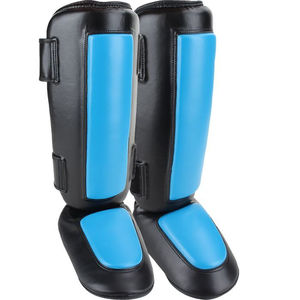 Espinilleras de Cuero PU Profesionales Personalizadas 2026, Protector de Pierna Largo para Béisbol, Artes Marciales/Boxeo - Product Image 3