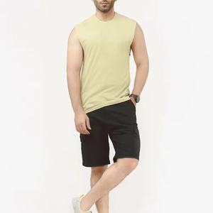 Custom Logo Polyester/Cotton Quick Dry Breathable Eco-Friendly Running <b>Singlet</b> Muscle Athletic Shirts Sleeveless T Tank Top <b>Men</b> - Product Image 4