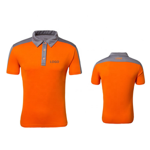 ราคาโรงงานขายส่ง เสื้อเชิ้ตผู้ชายผ้าโพลีเอสเตอร์ 100% คุณภาพสูง แห้งเร็ว ปักโลโก้ แบบถัก แขนสั้น - Product Image 5