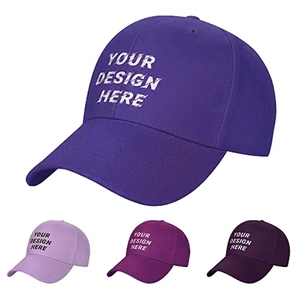 Custom Embroidered Baseball Cap 6-Panel Adjustable Cotton Hat Unisex Casual <b>Red</b> Yellow Blue Design Front Panel - Product Image 2
