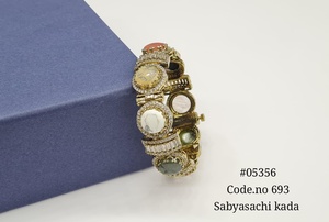 กำไลข้อมือคิวบิกเซอร์โคเนีย 05356 ชุบเมห์นดี ทองเหลืองประดับเม็ดพลอยคู่ทรงกลมเจียระไนแบบเหลี่ยมคมกริบ ตัวเรือนแบบกรงเล็บ ของขวัญสำหรับงานปาร์ตี้ - Product Image 3