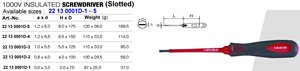 Tournevis isolé 1000V avec norme VDE - Product Image 2
