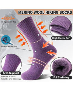 ถุงเท้าชุดสูทผู้ชายเนื้อนุ่มระบายอากาศได้ดี ให้ความสบาย ยืดหยุ่น ทนทาน แห้งเร็ว ดีต่อสิ่งแวดล้อม ลายการ์ตูนสำหรับฤดูหนาว - Product Image 2