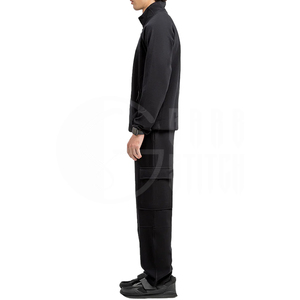 Chándal para Hombre, Otoño, Casual, Sólido, Transpirable, con Media Cremallera, 100% Poliéster, Ligero, Cintura Elástica, Bolsillos Laterales Delanteros - Product Image 4