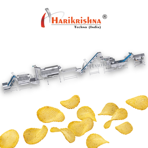 Ligne de production automatique de chips de pommes de terre, machine à fabriquer des chips de pommes de terre à chauffage électrique pour usine de snacks - Product Image 1