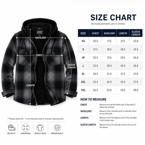 Nouvelle Veste Chemise Homme Hiver Chaude en Polaire Décontractée à Capuche, Motif Écossais, Grande Taille, Écologique, Style Streetwear, en Flanelle Collée, Vente en Gros - Product Image 6
